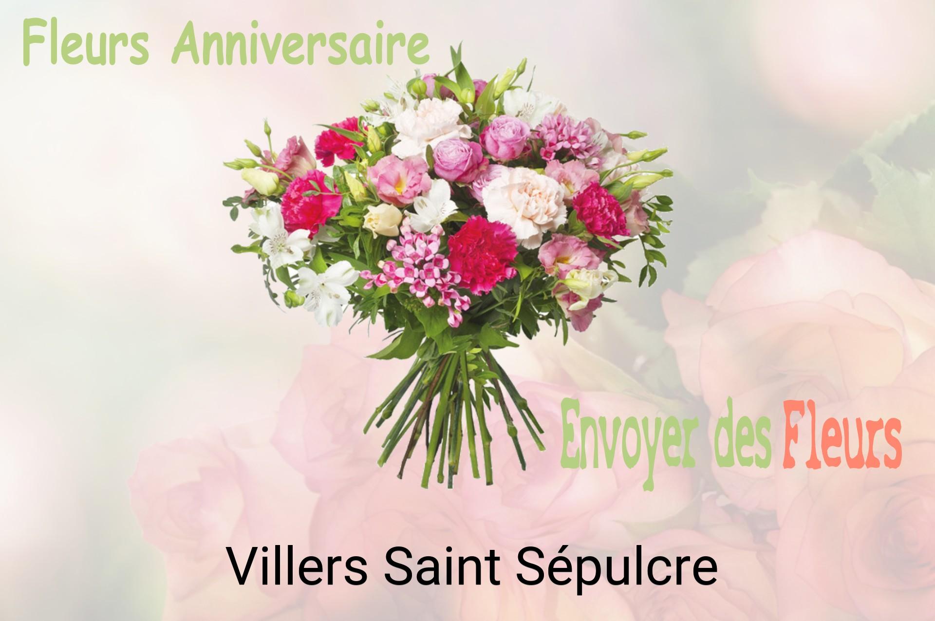 Bouquet de fleurs d’anniversaire livré à Villers-Saint-Sépulcre